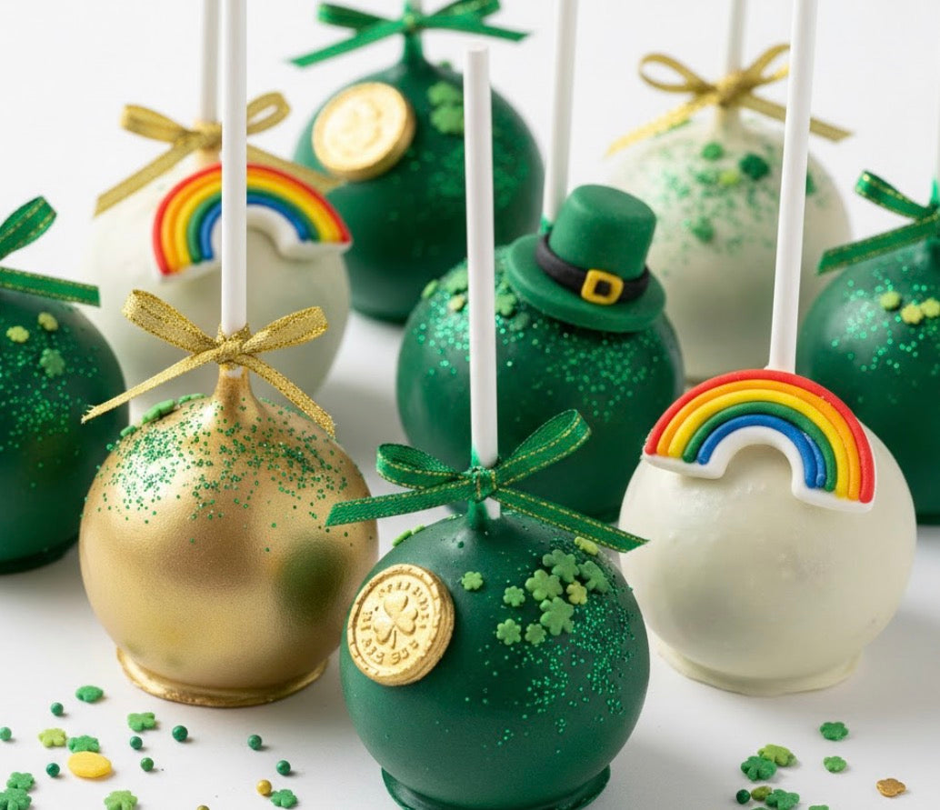 Lucky charm cake pops